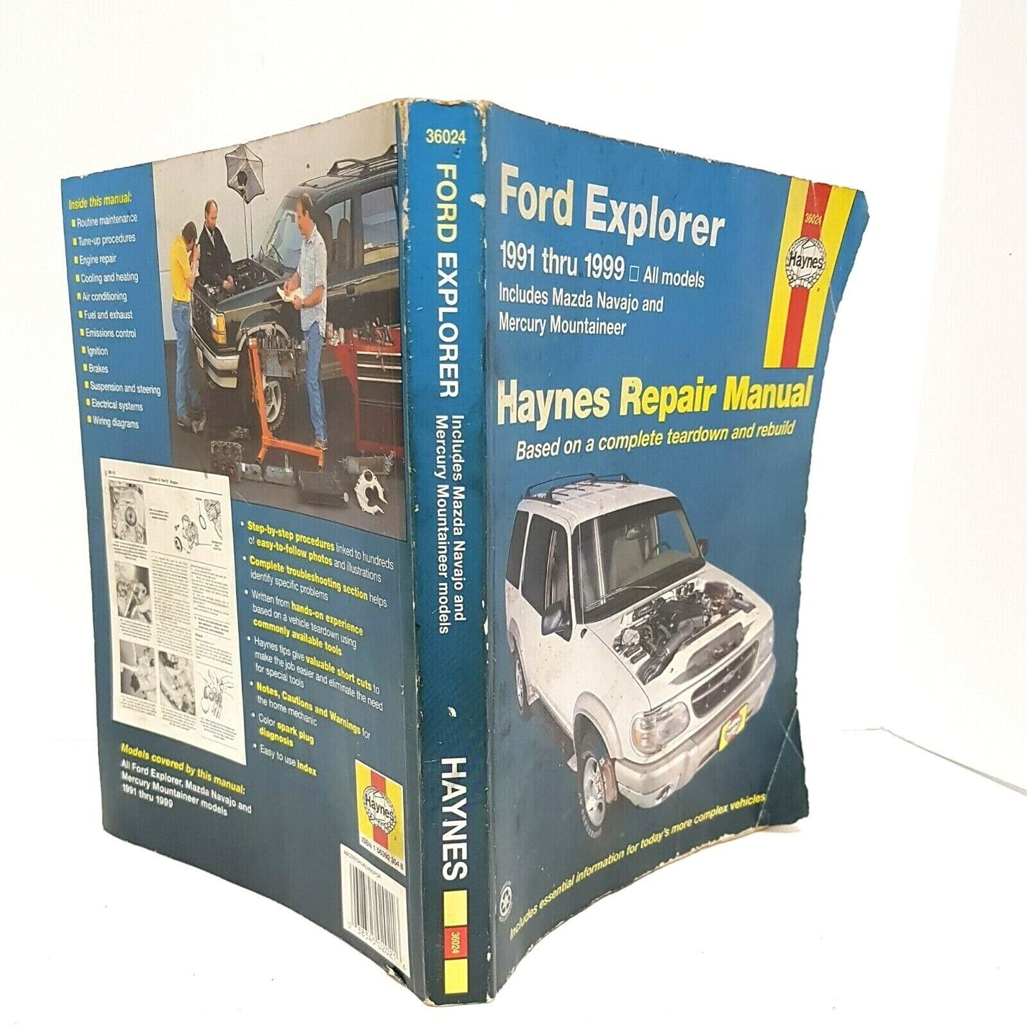 Haynes 36024 Repair Manual For Ford Explorer 1991 thru 1999 Navajo + Mountaineer