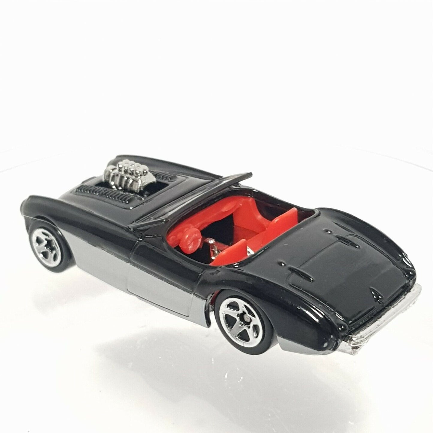 HOT WHEELS Austin Healy Sprite Custom Hotrod Black / Red (2000)