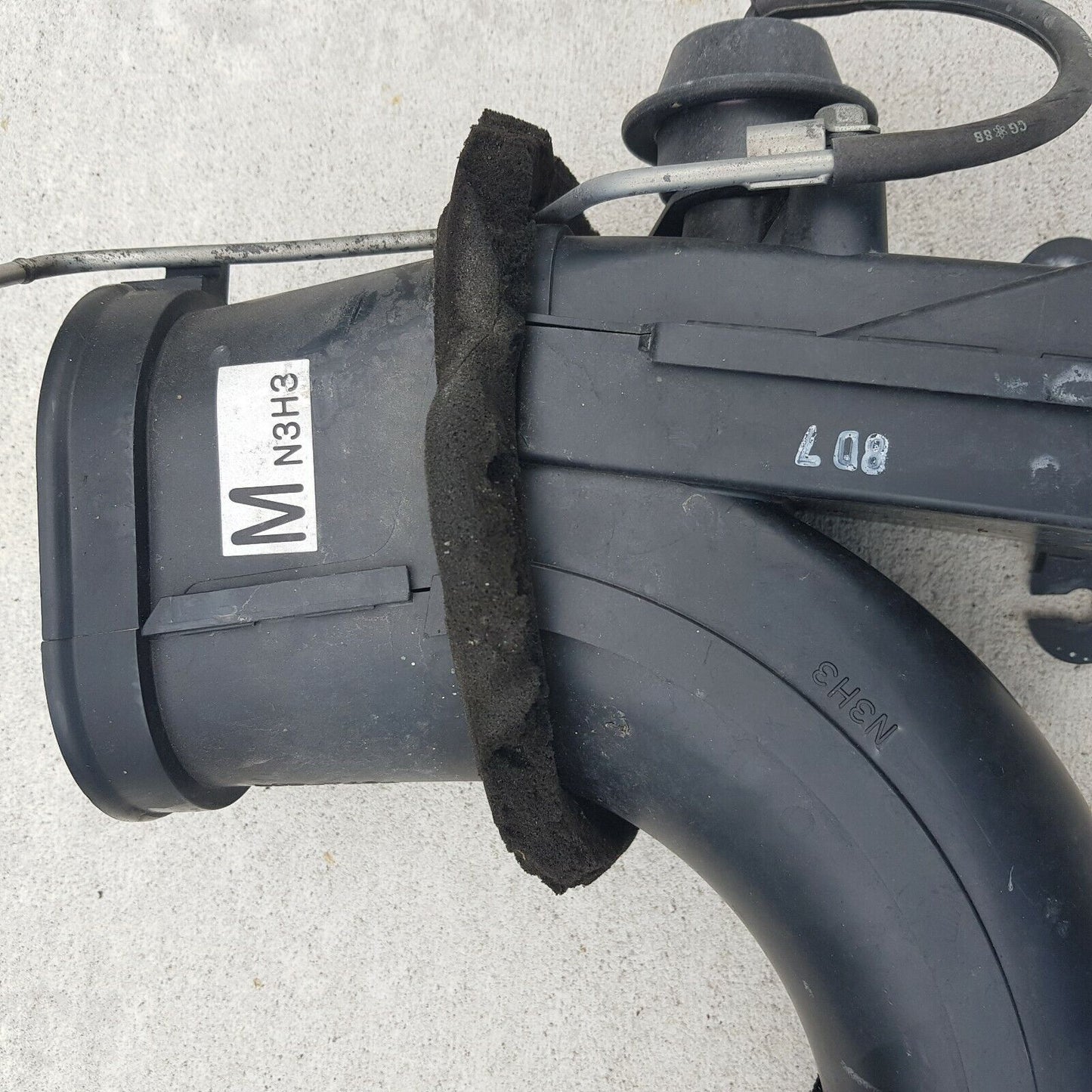 09-11 MAZDA RX-8 Variable Fresh Air Duct Intake Tube Assembly N3H3
