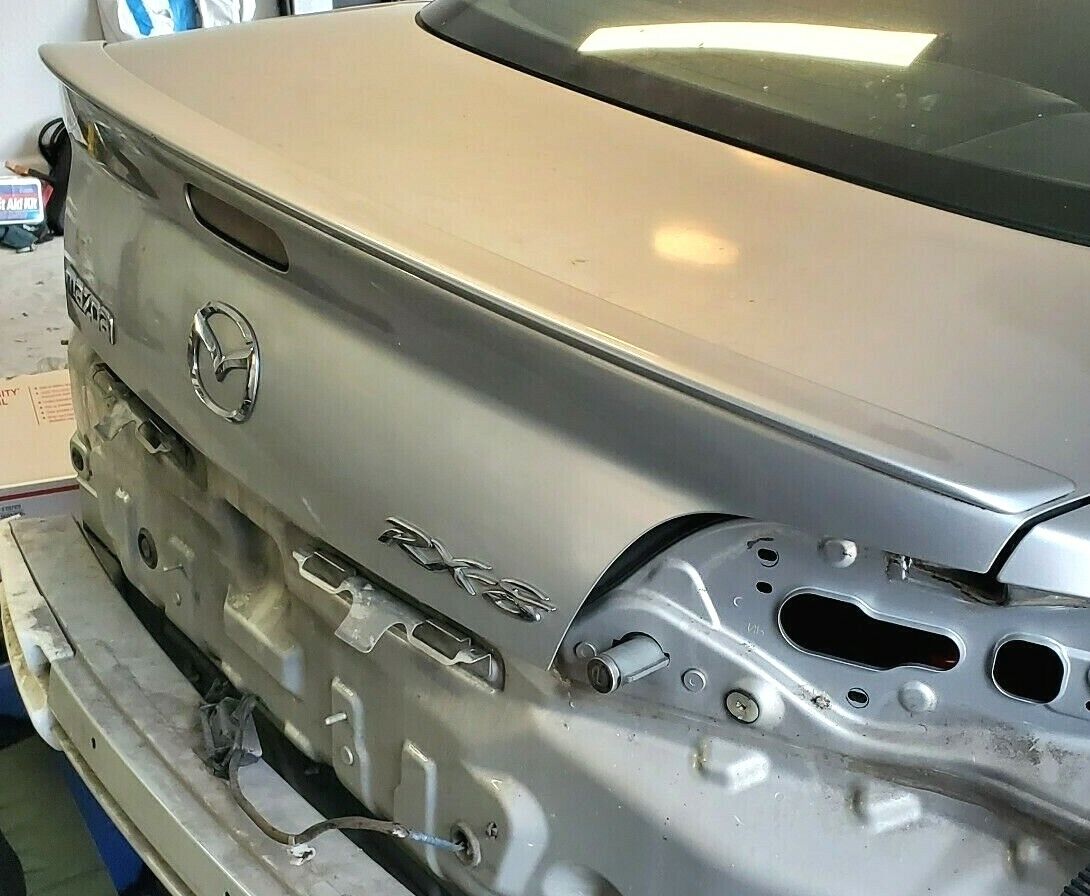 09-11 MAZDA RX-8 OEM Rear Duckbill Wing Trunk Spoiler Air Foil - Sunlight Silver
