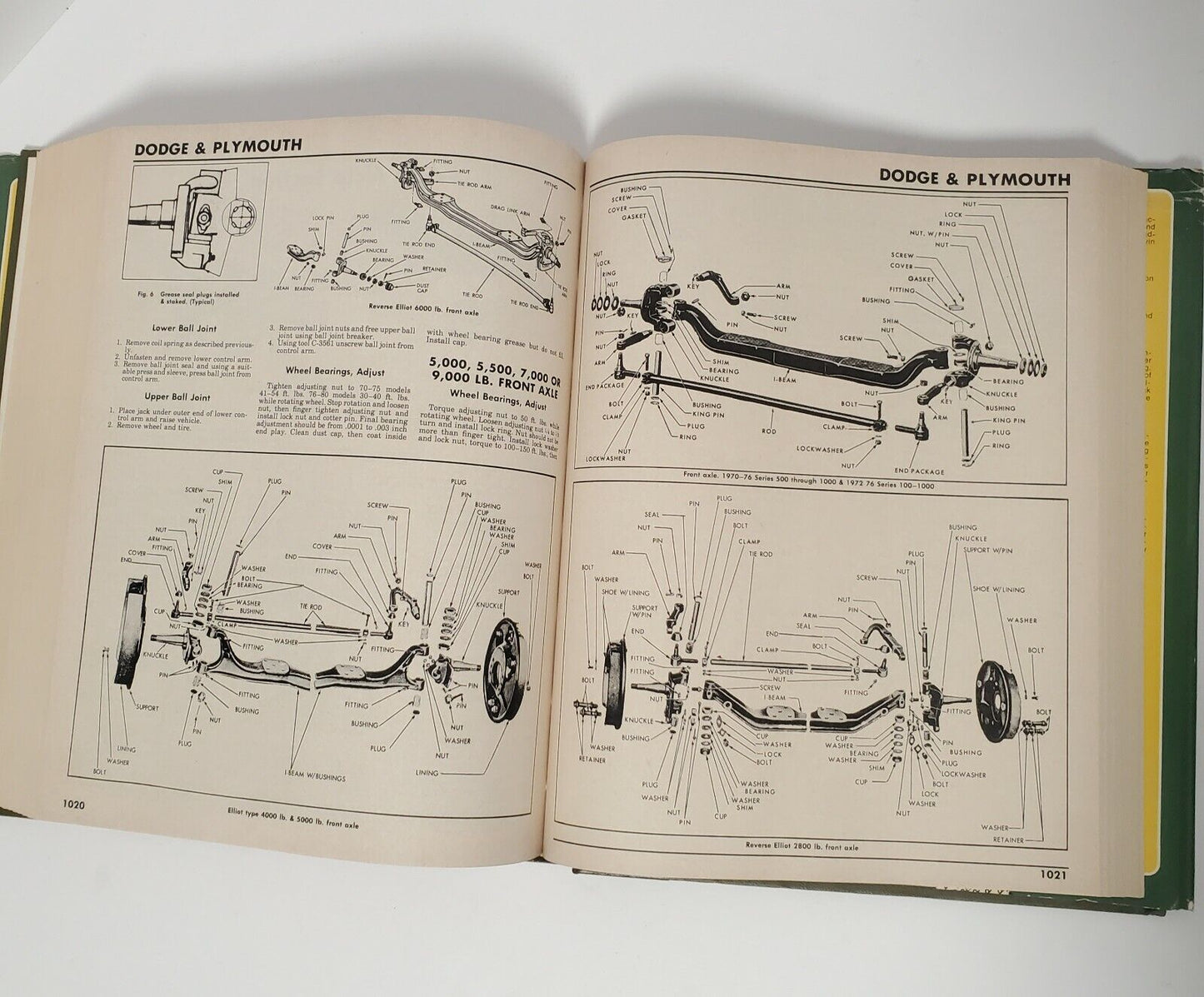 MOTOR Truck Repair Manual (34th Edition) 1st print for 70-81 models Gas + Deisel