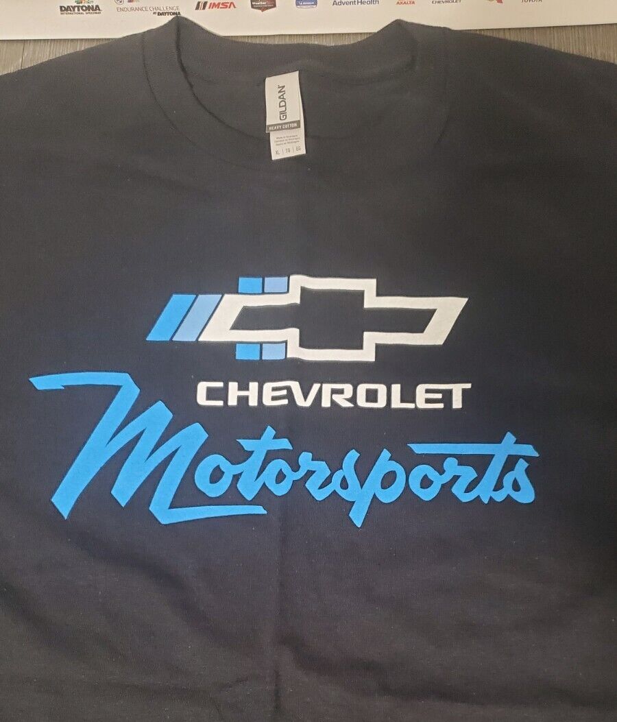 2024 Chevrolet Motorsports T-shirt Rolex 24 Hour IMSA Race at Daytona Size XL
