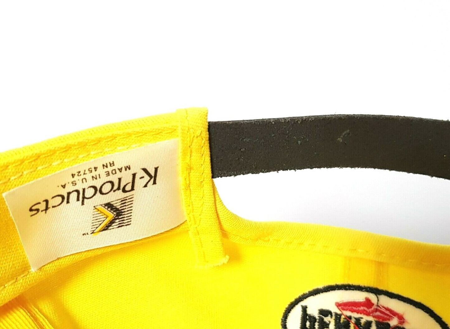 PENNZOIL RACING Vintage Yellow Trucker Hat Snapback Cap Near Mint Made in USA