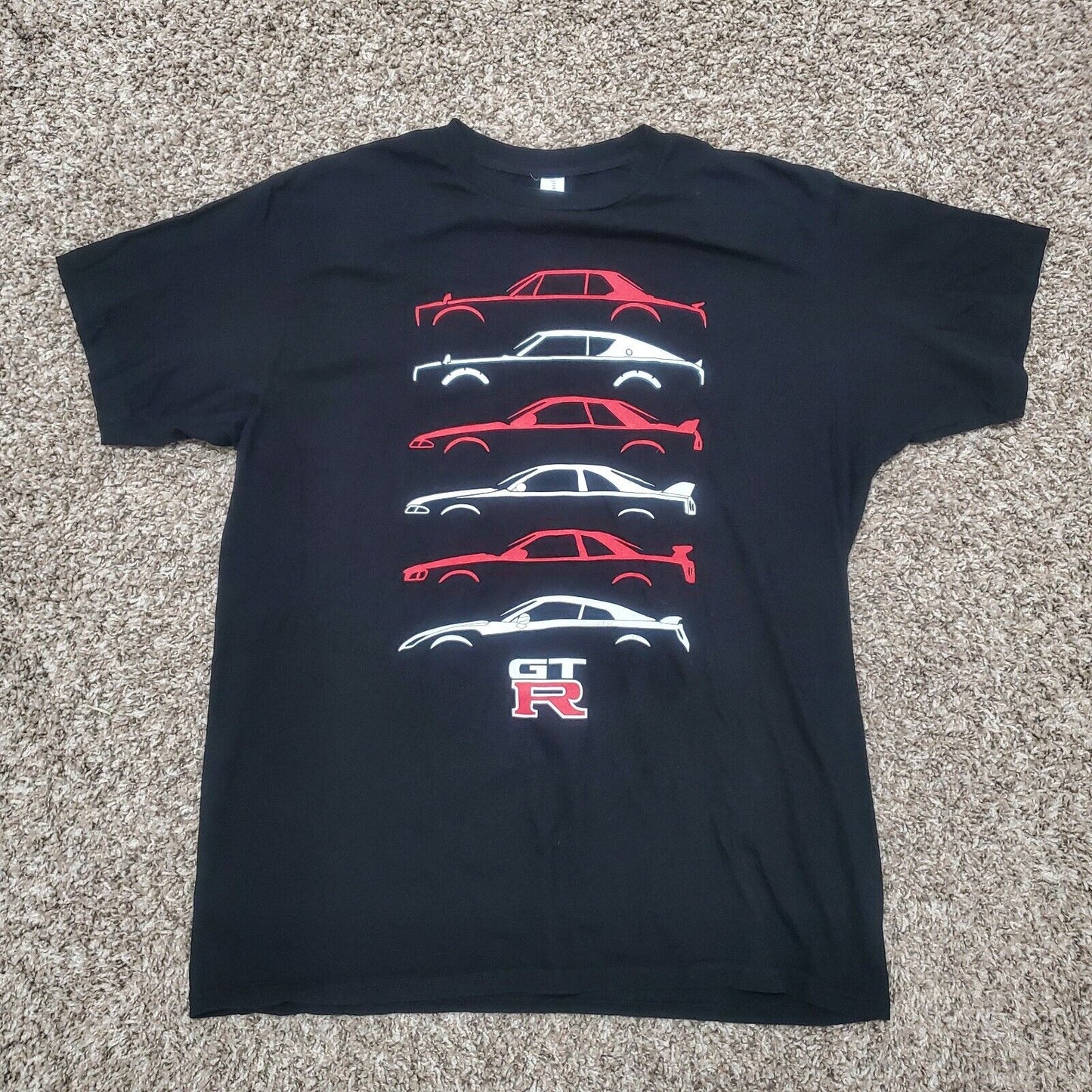 Nissan Skyline GTR Model Evolution T-Shirt JDM Car Guy Car Enthusiast sz L