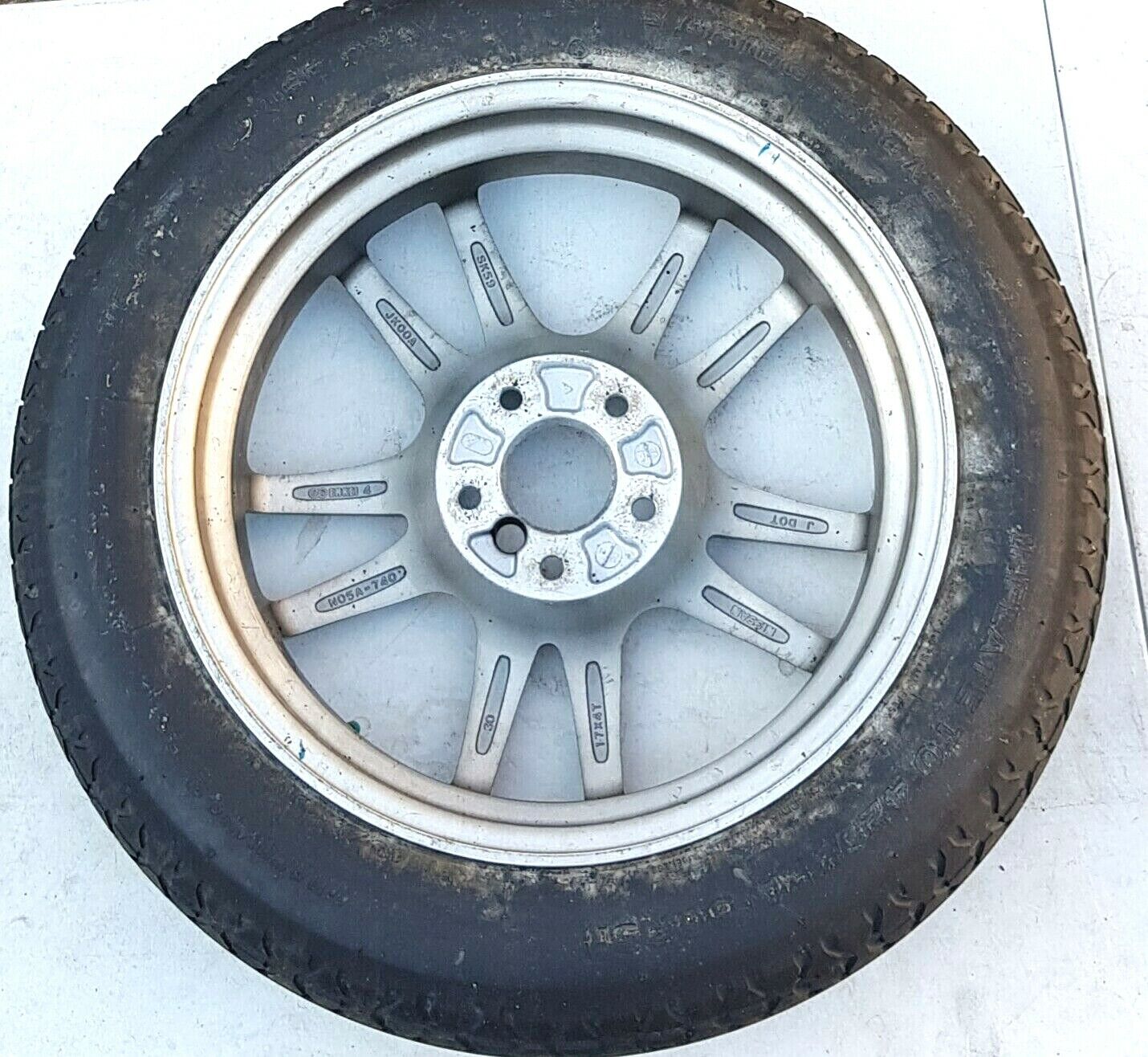 07-09 Infiniti G35 G37 350z 370z FX35 17" Enkei Alloy Spare Tire Wheel Donut OEM