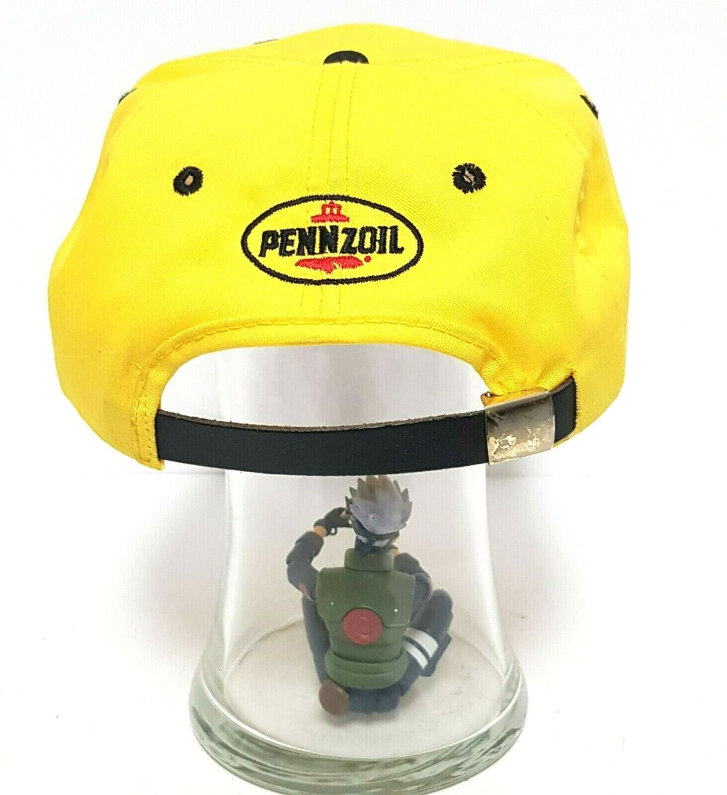 PENNZOIL RACING Vintage Yellow Trucker Hat Snapback Cap Near Mint Made in USA