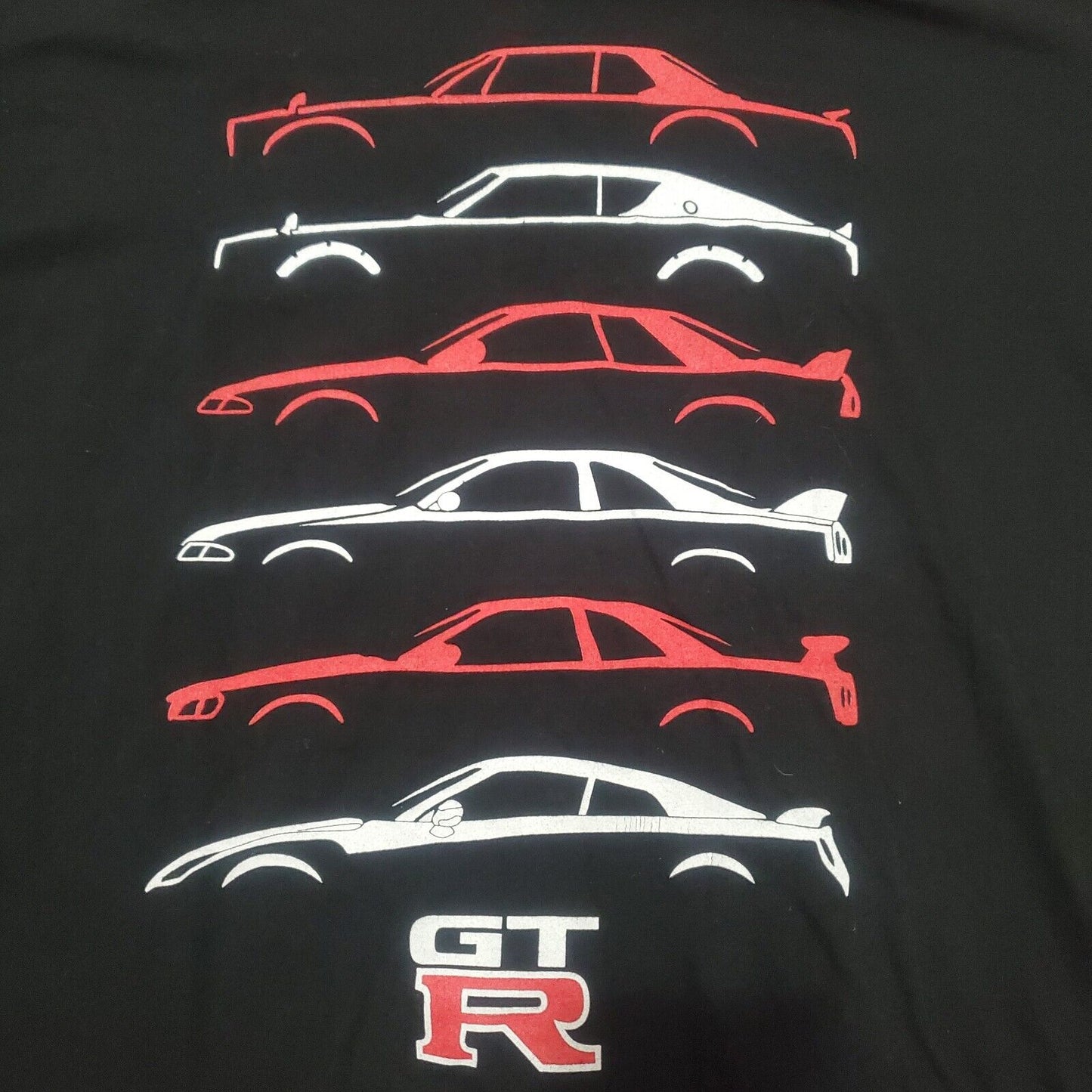 Nissan Skyline GTR Model Evolution T-Shirt JDM Car Guy Car Enthusiast sz L