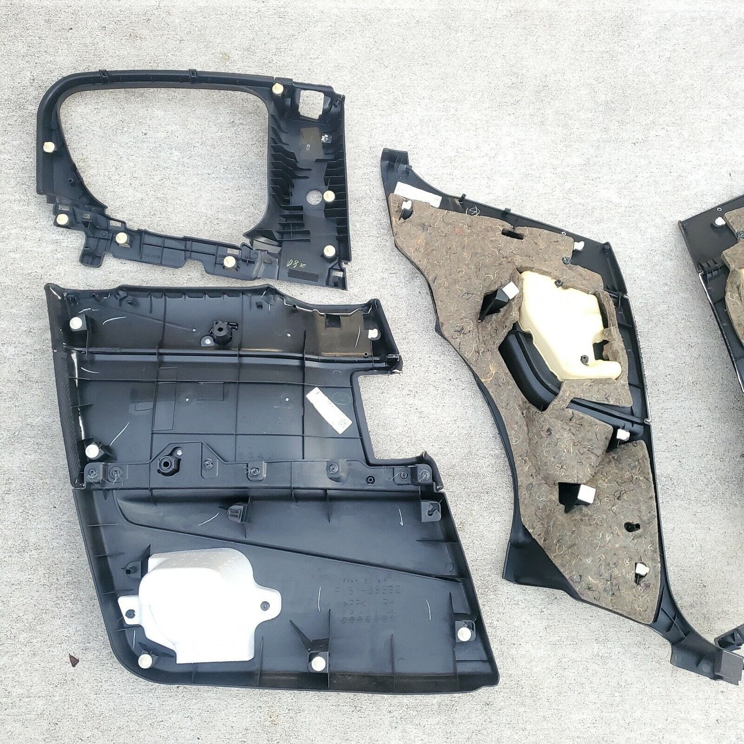 2009-2011 Mazda RX-8 Left + Right Rear Interior Door Panels