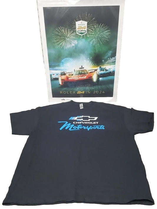 2024 Chevrolet Motorsports T-shirt Rolex 24 Hour IMSA Race at Daytona Size XL