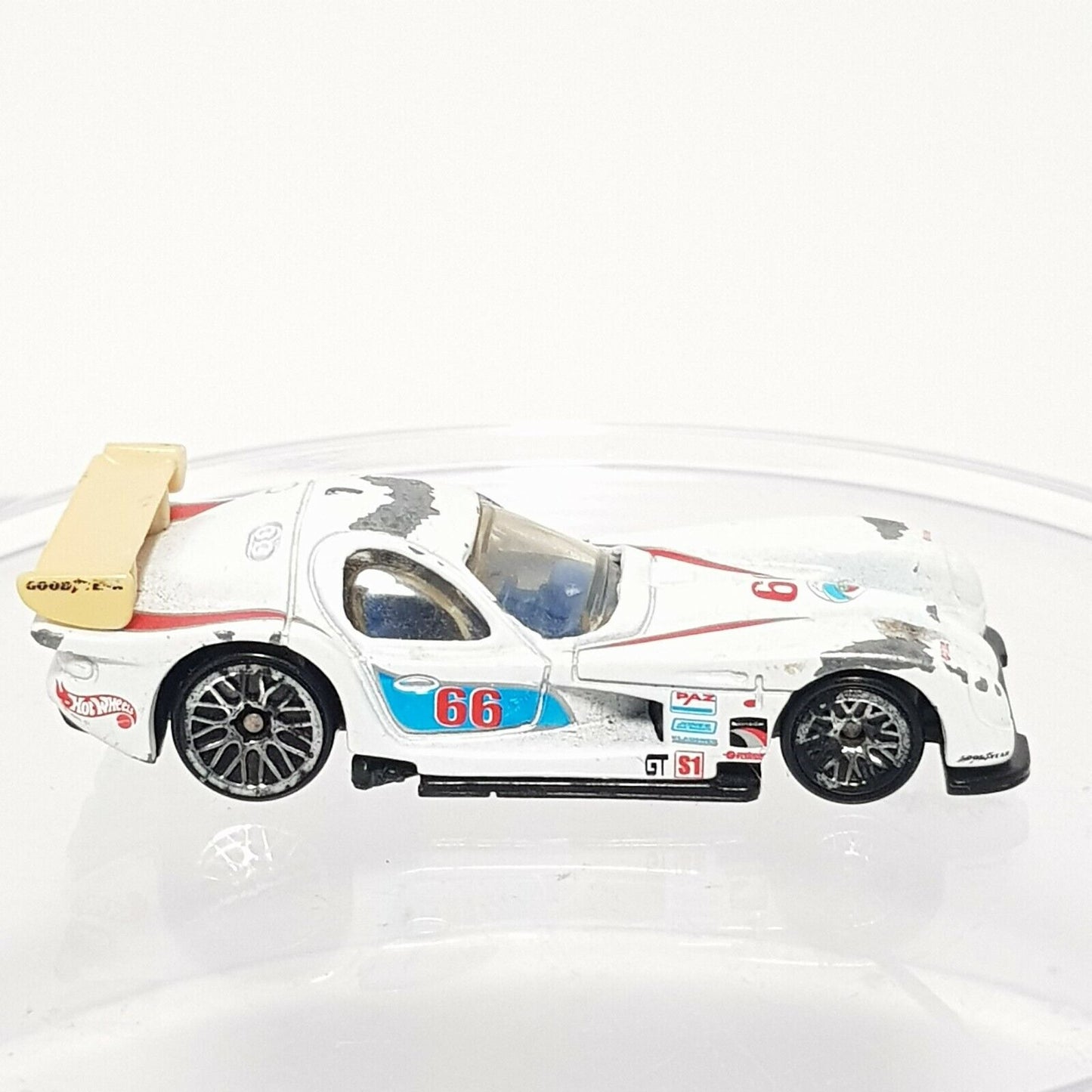 HOT WHEELS - 1998 Panoz GTR-1 LeMans Race Car *Battle DMG* Distressed