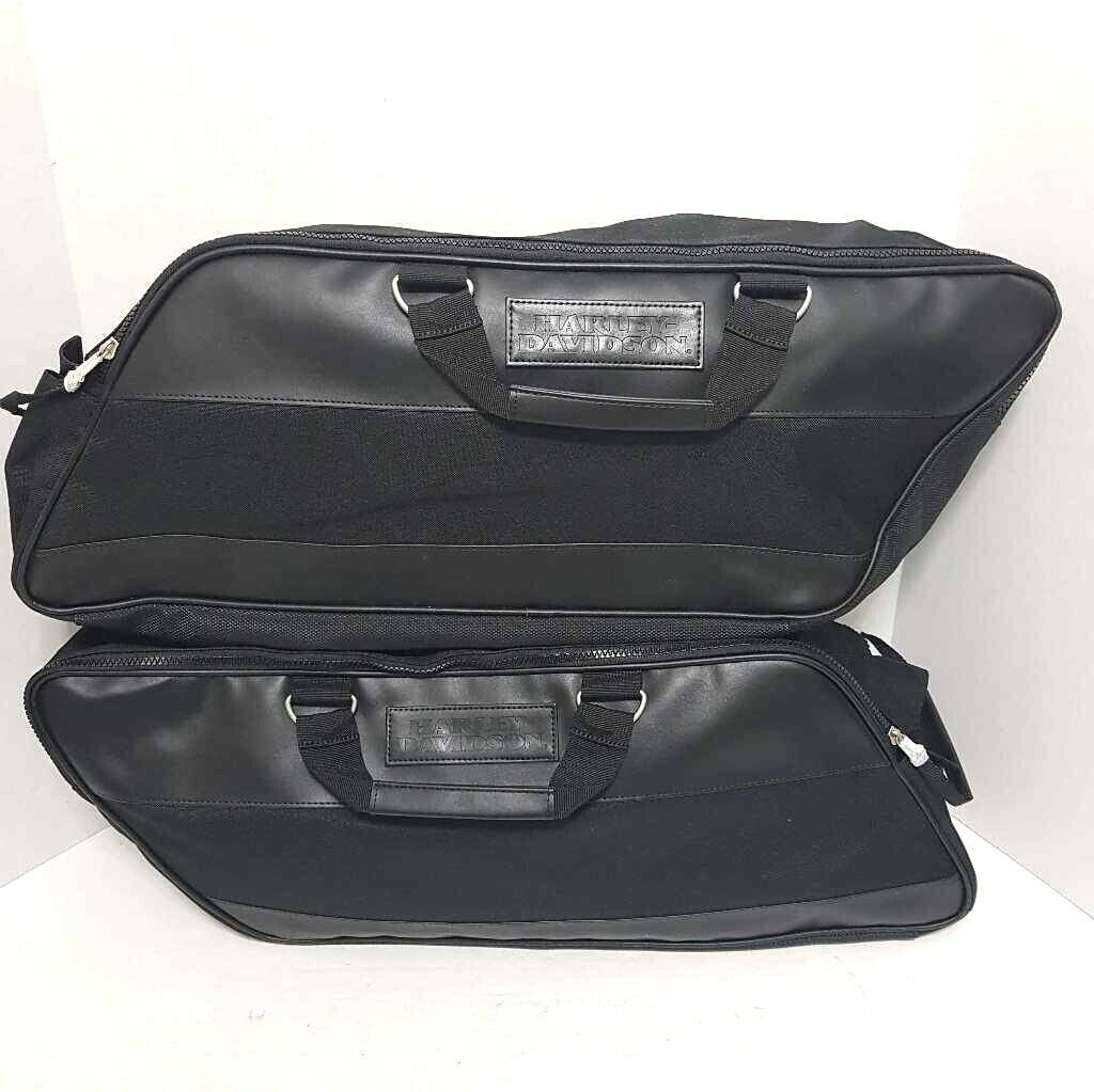Harley Davidson Saddle Bag Soft Liner Travel Pack (2pcs) Black L New