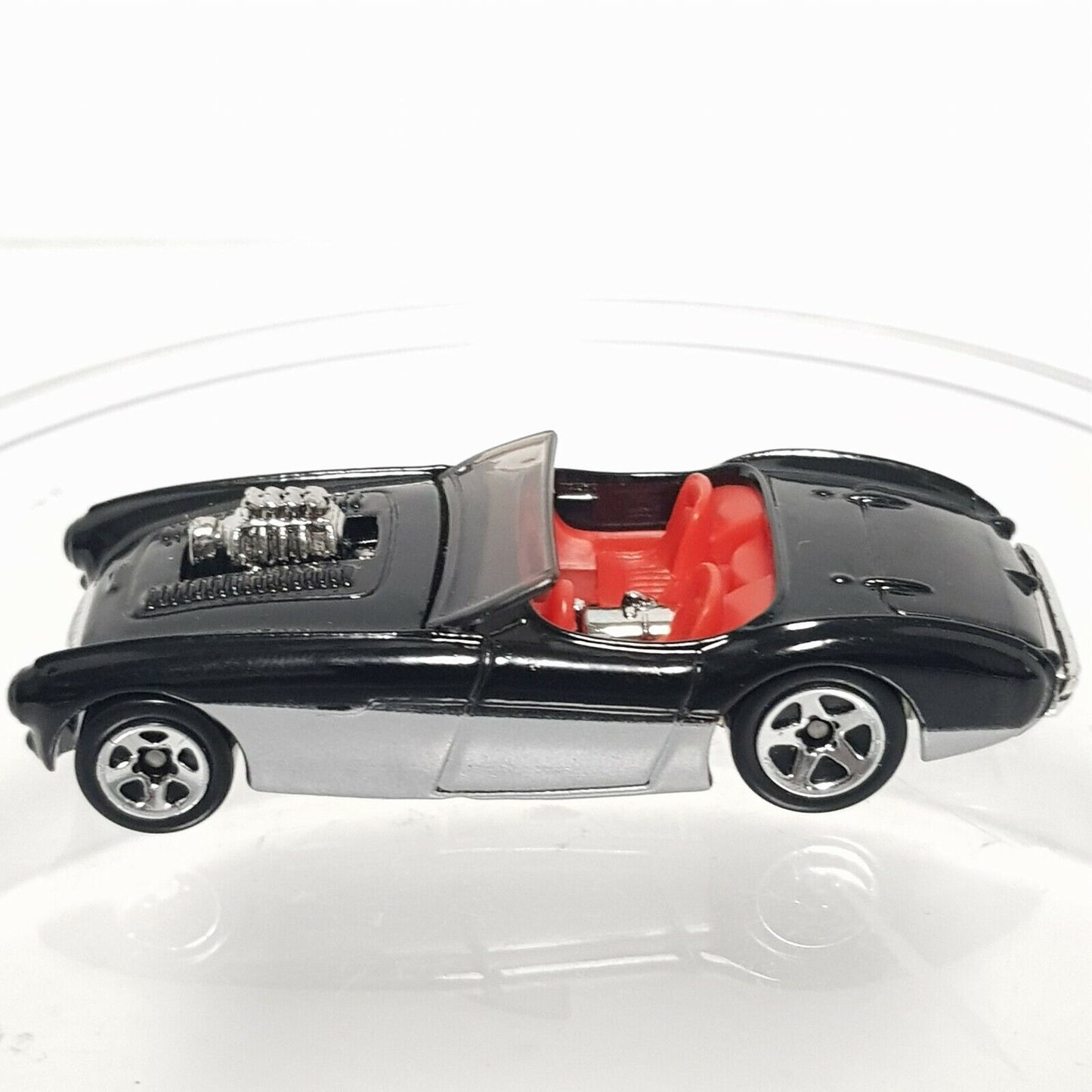 HOT WHEELS Austin Healy Sprite Custom Hotrod Black / Red (2000)