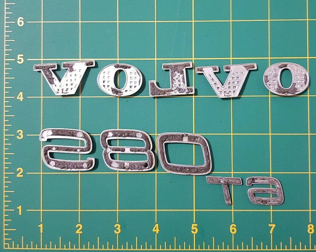 Volvo S80 T6 - 99 00 01 02 03 04 05 06 Rear Lid Chrome Trunk Emblem Logo Badge!
