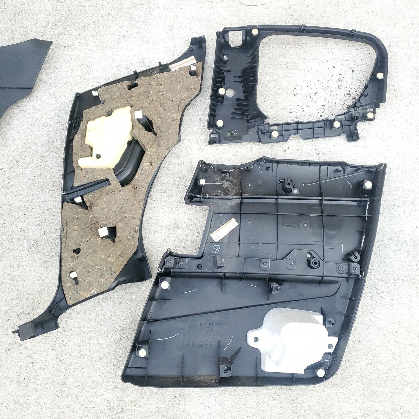 2009-2011 Mazda RX-8 Left + Right Rear Interior Door Panels