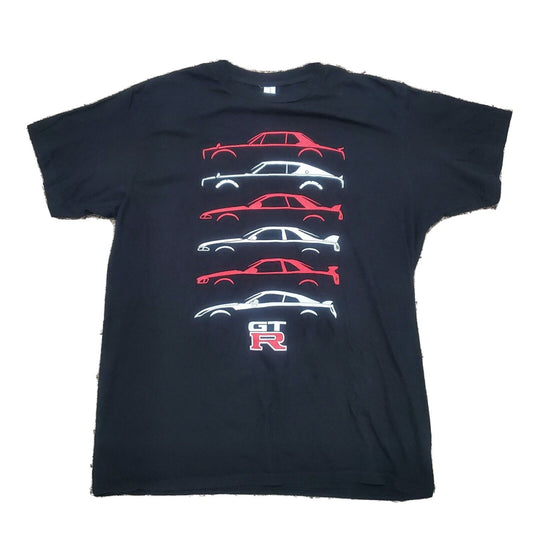 Nissan Skyline GTR Model Evolution T-Shirt JDM Car Guy Car Enthusiast sz L