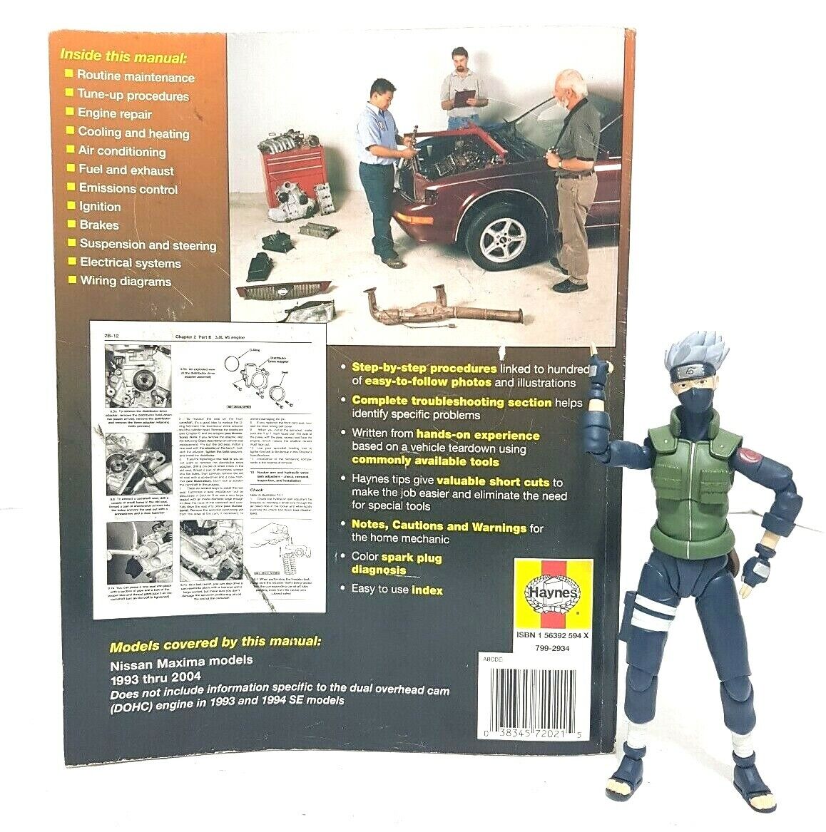 HAYNES NIssan Maxima 1993-2004 Repair Manual 72021