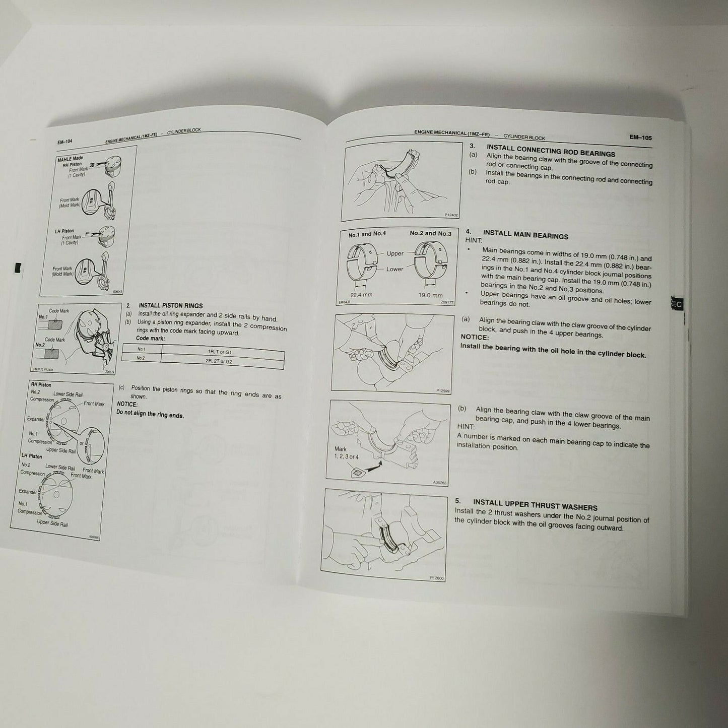 Toyota Camry Solara 2002 Shop Repair Manuals Original OEM Service Books 2 + 2a