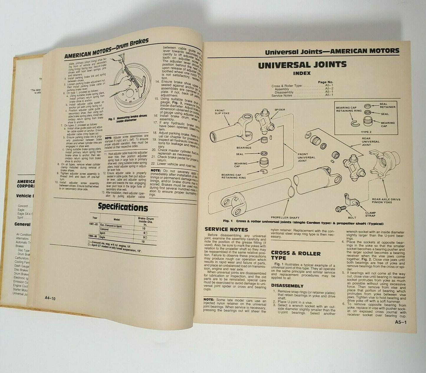 MOTOR Auto Repair Manual 50th Edition 1981-1987 • First Printing - Hardcover