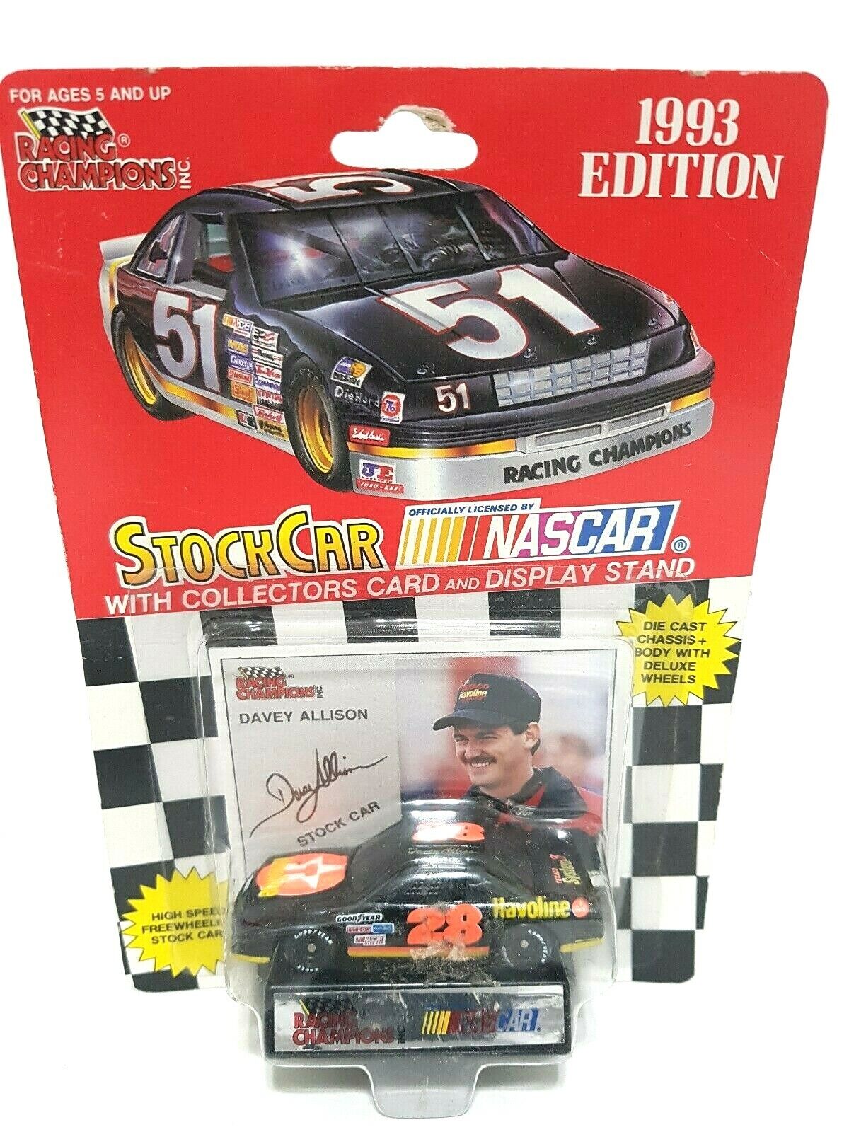 RACING CHAMPIONS 1993 NASCAR Stock Car LOT: Gordon Rudd Wallace Allison Gant NEW