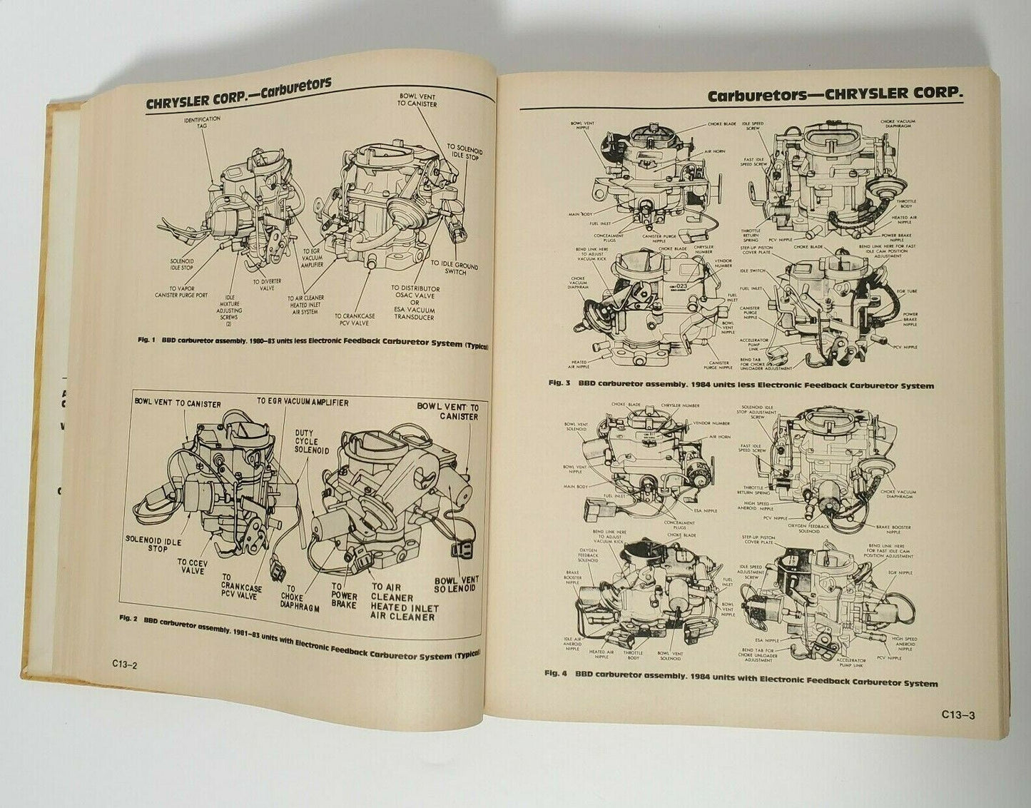 MOTOR Auto Repair Manual 50th Edition 1981-1987 • First Printing - Hardcover