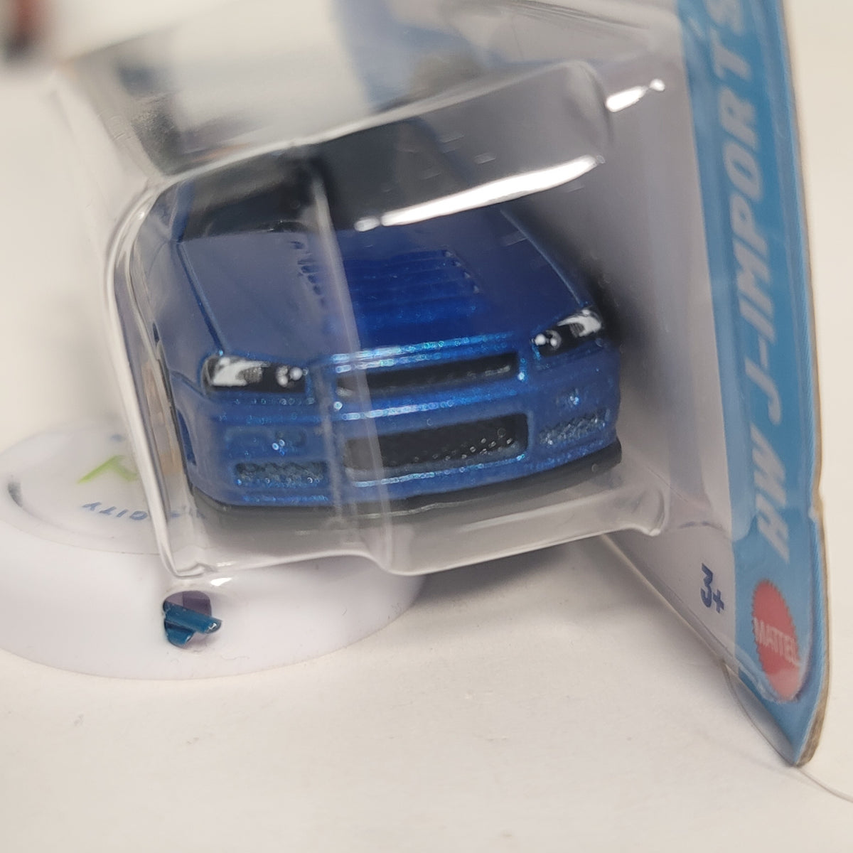 Hot Wheels Nissan Skyline GR-R BNR34 J-Imports #199/250 Blue (JJK35)