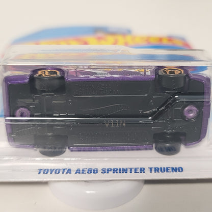 Hot Wheels Toyota AE86 Sprinter Trueno J-Imports 198/250 Purple (JJK34)