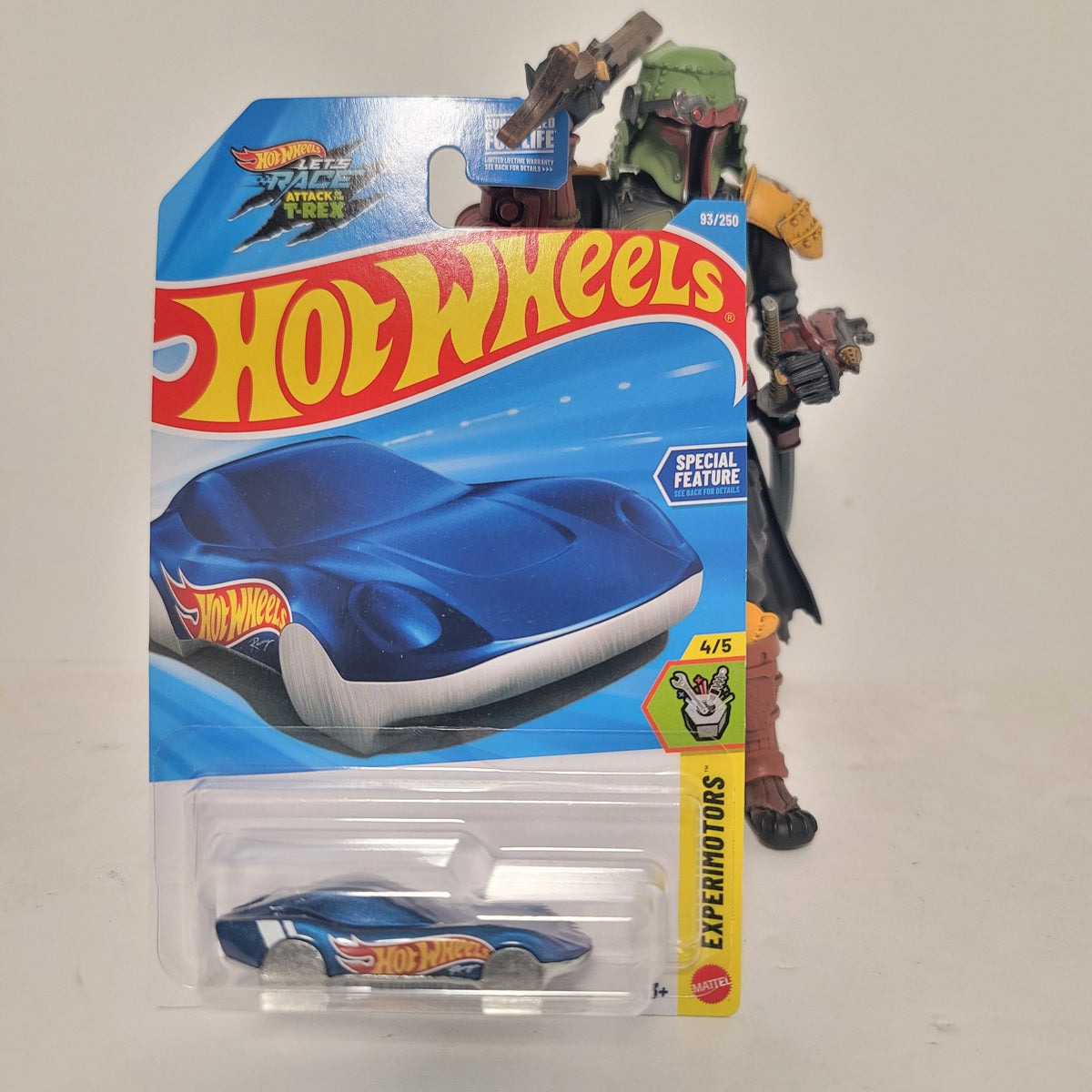 Hot Wheels El Segundo Coupe' Clip Experimotors 93/250 Blue Key Chain (JJL05)