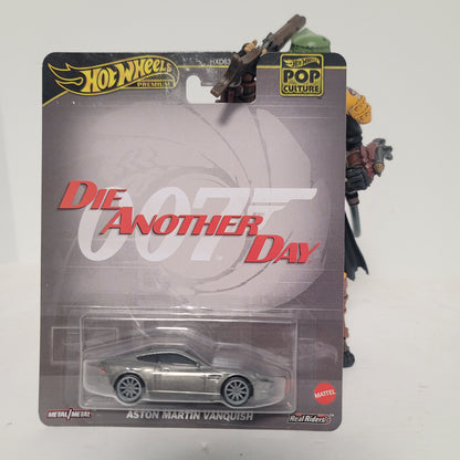 Hot Wheels Pop Culture Premium Bond 007 Die Another Day Aston Martin Vanquish (JBL55)
