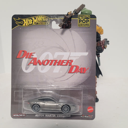 Hot Wheels Pop Culture Premium Bond 007 Die Another Day Aston Martin Vanquish (JBL55)