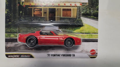 Hot Wheels Pop Culture Premium Old School '77 Pontiac Firebird TA (JHX08)