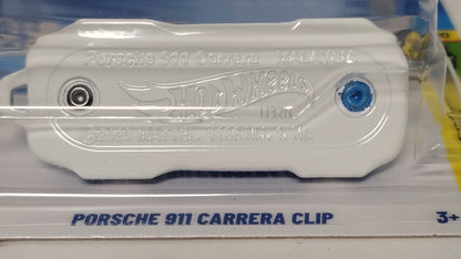 Hot Wheels Porsche 911 Carrera Clip Experimotors (JBC11) Key Chain Car Blue