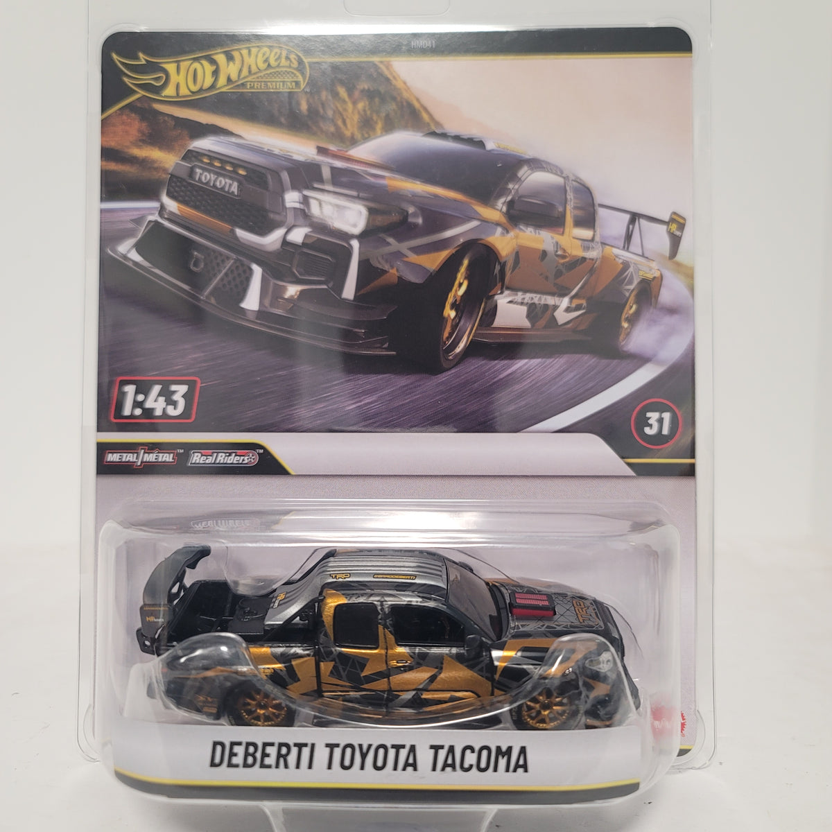 Hot Wheels Premium 1:43 Scale Deberti Toyota Tacoma #31 (JCN64)