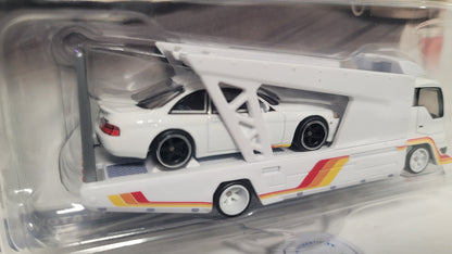 Hot Wheels Car Culture Premium Toyota Soarer & Kousoku Hauler #79 (JBM32)