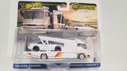 Hot Wheels Car Culture Premium Toyota Soarer & Kousoku Hauler #79 (JBM32)