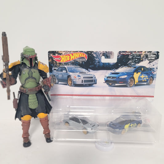 Hot Wheels Car Culture Premium 2-pack Subaru Impreza WRX & '16 WRX STI (HKF60)