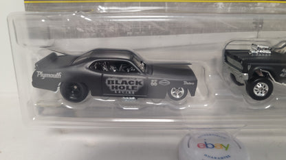 Hot Wheels Car Culture 2-pk Black Hole Racing Plymouth Duster '65 Mercury Comet