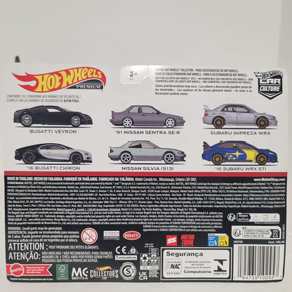 Hot Wheels Car Culture Premium 2-pack Subaru Impreza WRX & '16 WRX STI (HKF60)