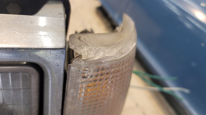 Volvo 740 GLE Turbo Diesel Quad Rectangle (U.S.) Headlights + Grill + Badges