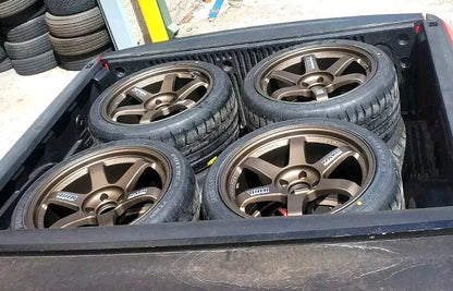 Volk TE37 18x9.5 +22 & Bridgestone RE71rs Evo WRX Sti R32 R33 R34 Volk TE37 18x9.5 +22 & Bridgestone RE71rs Evo WRX Sti R32 R33 R34