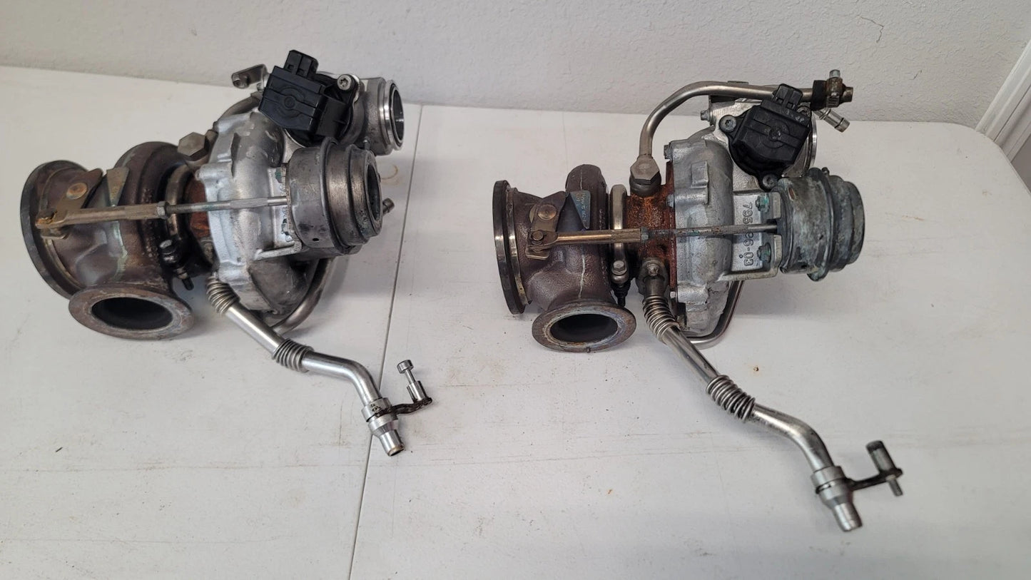 GARRETT MGT2256s Twin Turbos N63 (L+R Set) BMW 550i 650i 750i X5 X6 09-13 OEM
