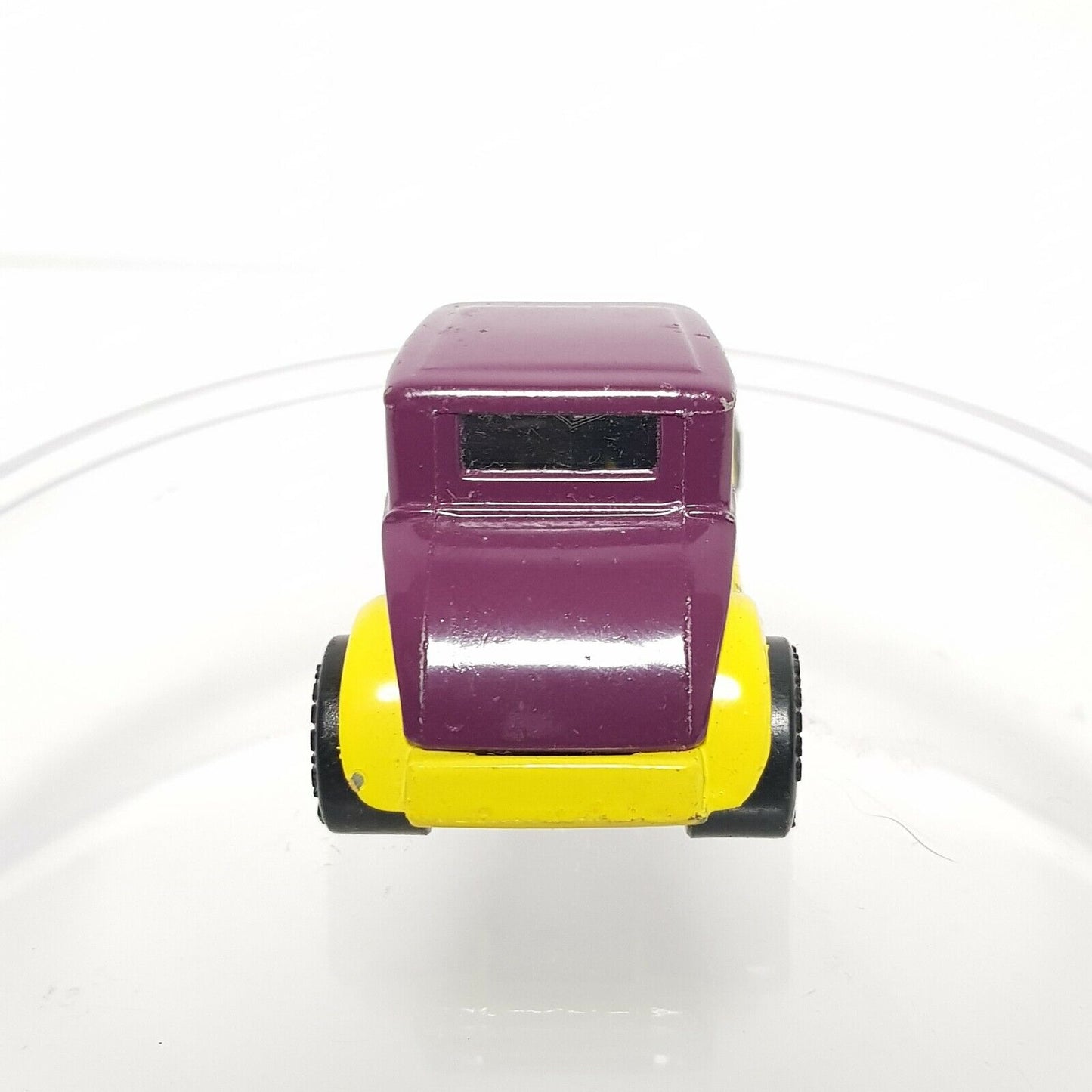 MATCHBOX Ford Model A Custom Hot Rod Yellow Purple (1979)