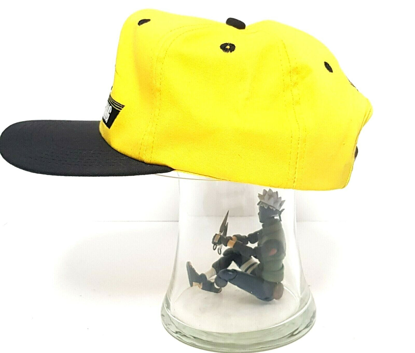 PENNZOIL RACING Vintage Yellow Trucker Hat Snapback Cap Near Mint Made in USA