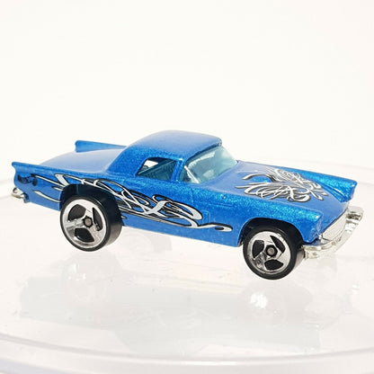 HOT WHEELS 57' Ford T-Bird 1957 Thunderbird Custom Blue Hotrod (1977)