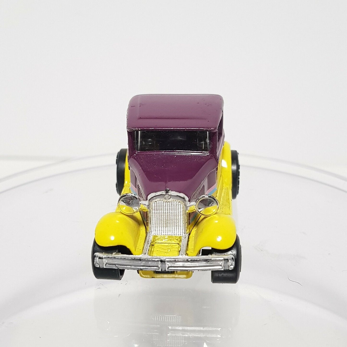 MATCHBOX Ford Model A Custom Hot Rod Yellow Purple (1979)