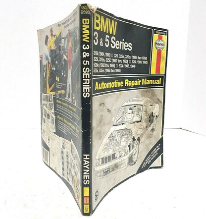 HAYNES BMW 3 Series & 5 Series 1982 - 1992 Repair Manual 18020 (2020) US